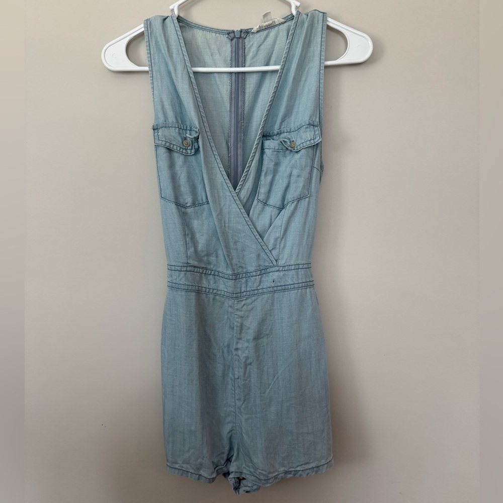 Chambray romper